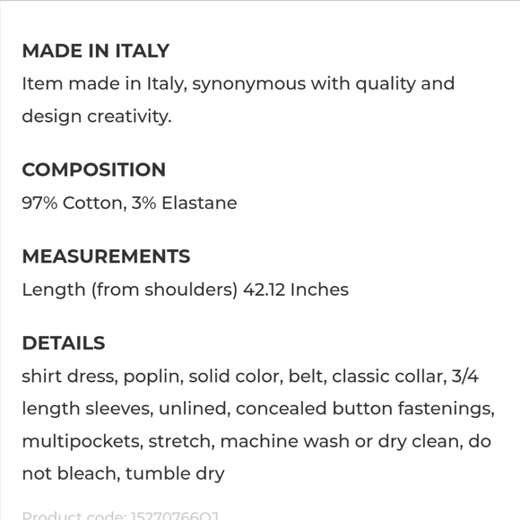 Peserico Midi Dress Size 42 US M Cotton - Picture 14 of 15